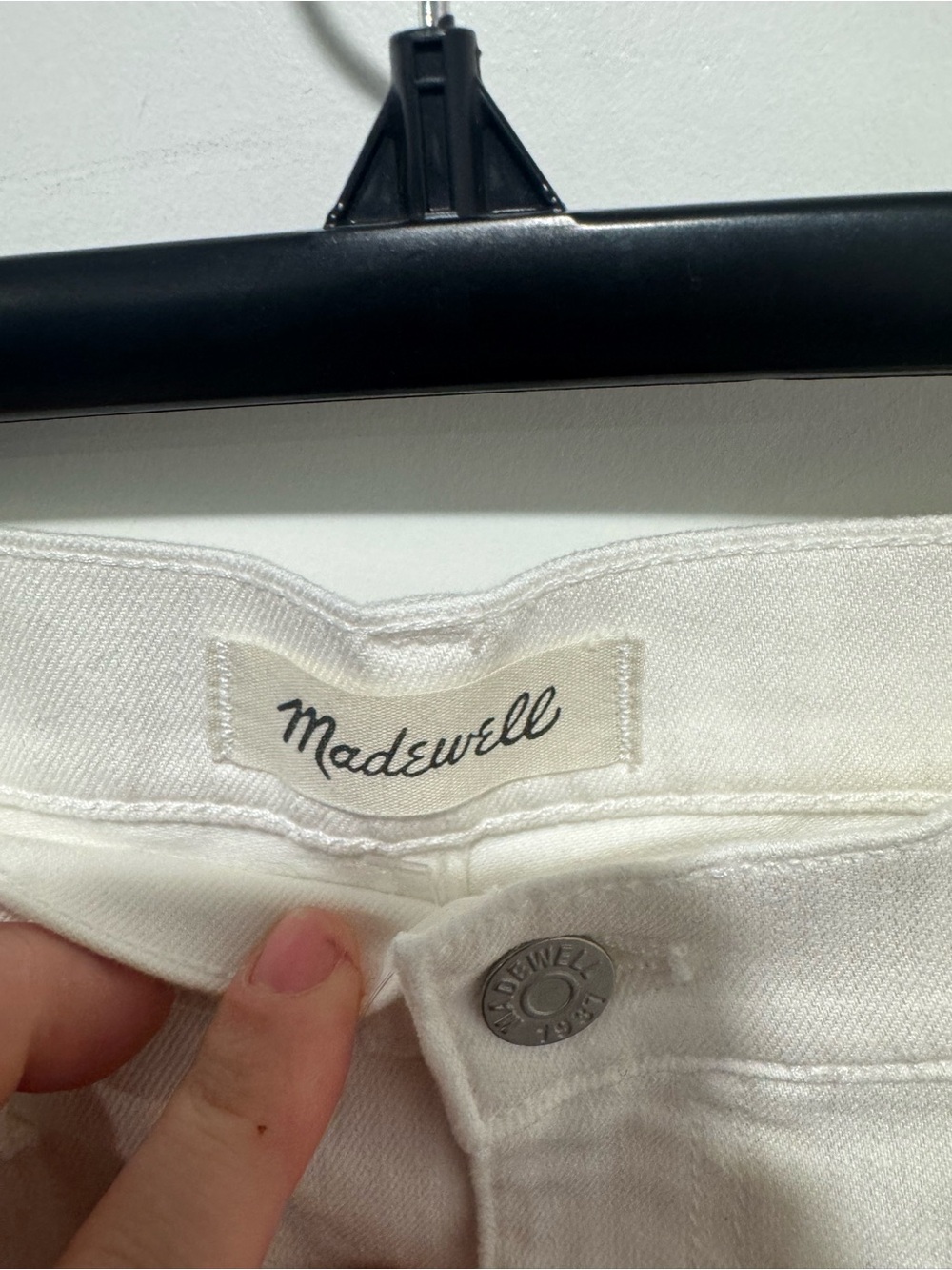 Madewell White Straight-Leg Jeans - Picture 4 of 5